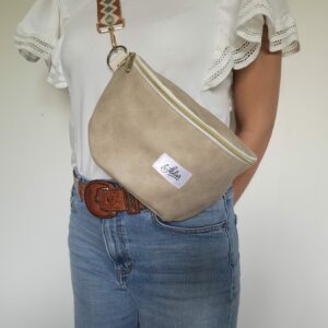 Banane Beige Simili-cuir